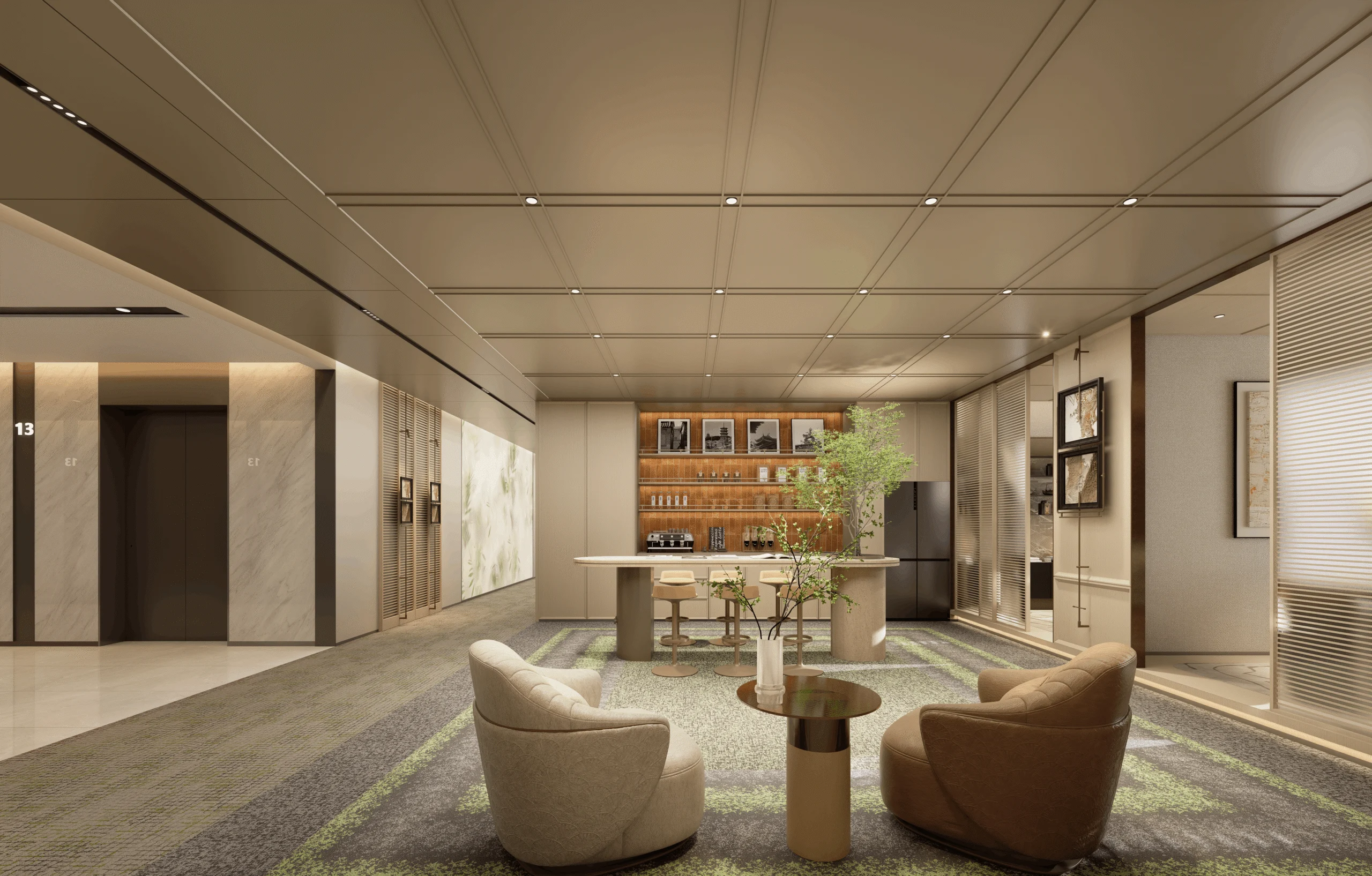 Modern Oriental Shared Workspace Project overview